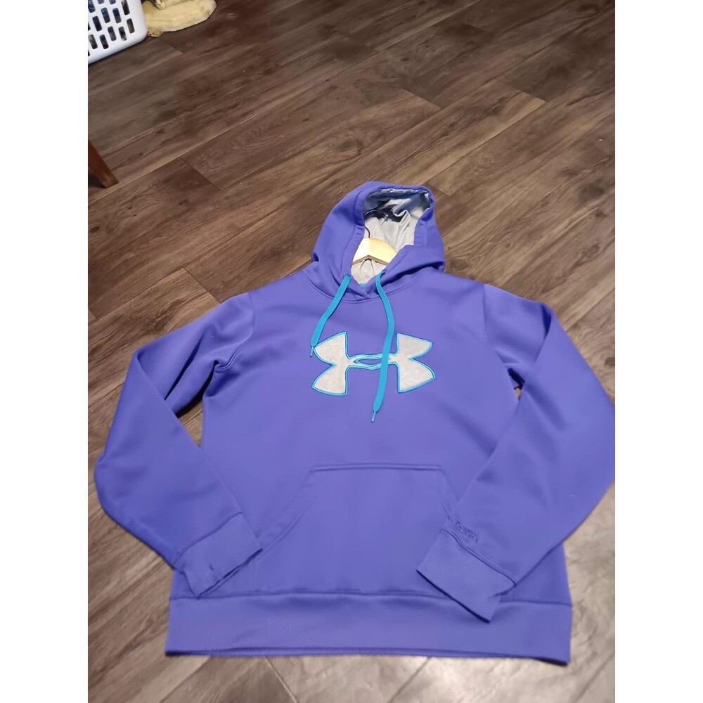 Under Armour Storm Purple Pullover Hoodie Men's Unisex Sz Med